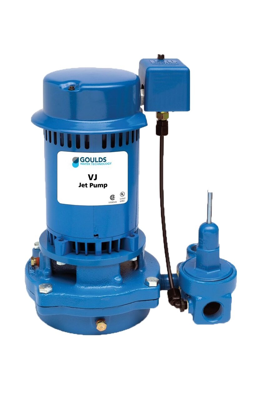 Goulds VJ05 Vertical Deep Water Well Jet Pump, 1/2 HP, Single